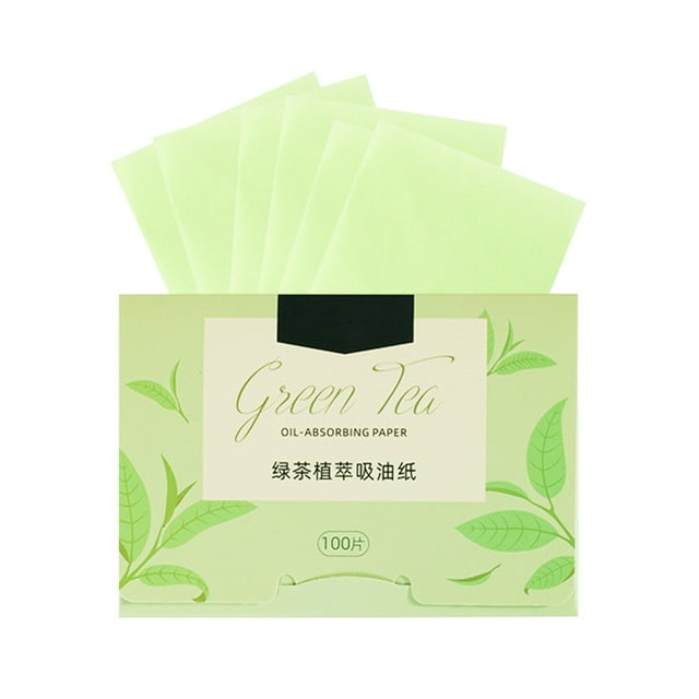 Papel Secante Facial - Fibras de Lino, 5 Aromas - Absorbe la Grasa para Piel Grasa, Retoques de Maquillaje