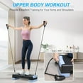 thumbnail image 6 of 4-in-1 Adjustable Aerobic Step Platform (4"/6") - Workout Stepper with Resistance Bands, Non-Slip Balance Board - Home Gym Equipment for Step Training, Cardio, Pilates & Physical Therapy, 6 of 7