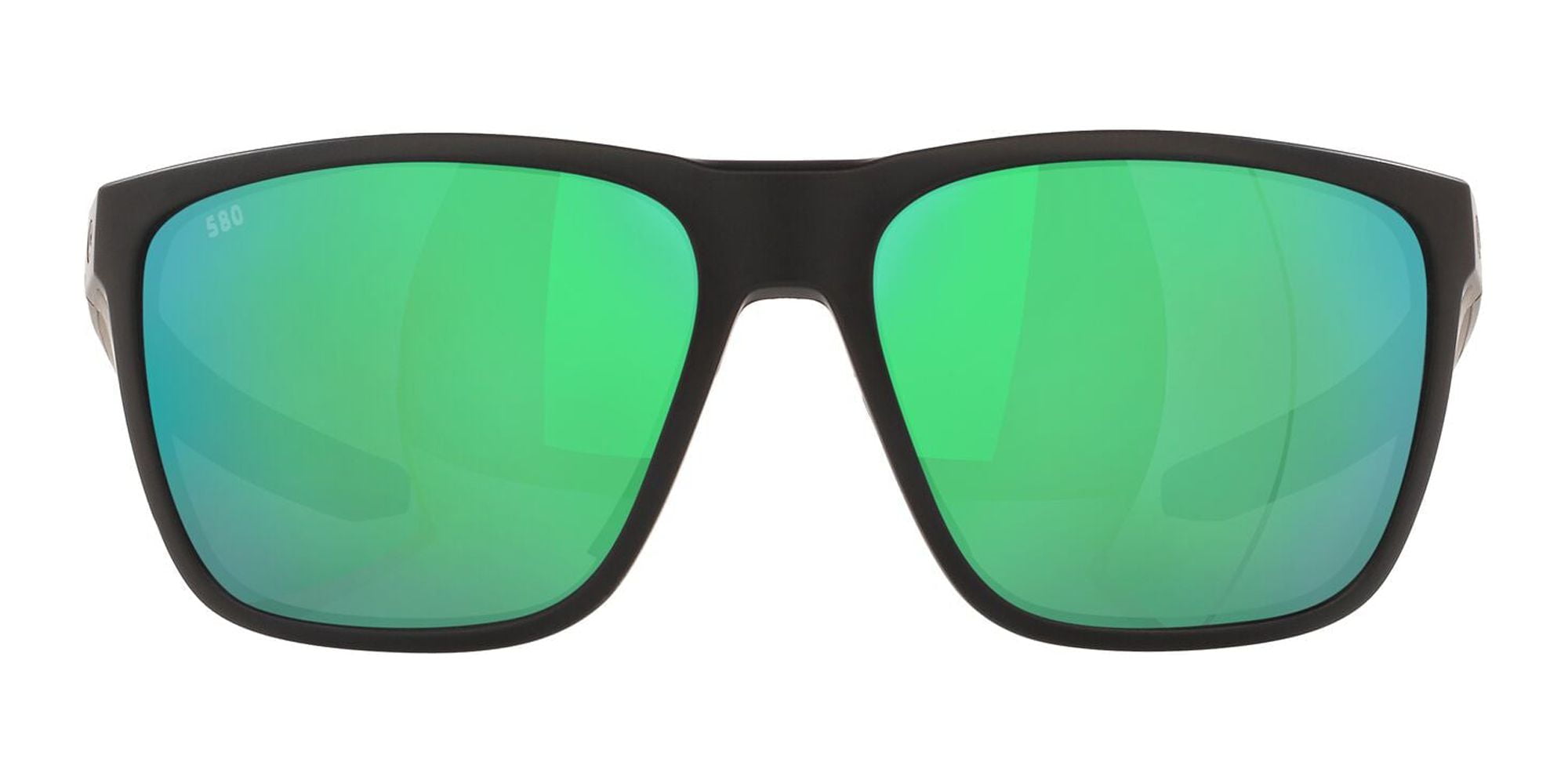Costa Del Mar Men's FERG Polarized Square Sunglasses, Moss Metallic/Blue Mirrored Polarized-580G, 59 mm