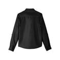 thumbnail image 5 of Harriton M580LW Women's Key West Long Sleeve Performance Staff Shirt-Black-2XL, 5 of 5