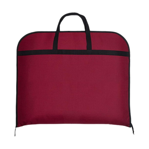 Funda Para Traje Funda Para Ropa Hombres Mujeres Bolsa Para Traje Colgante Para Trajes Abrigos Uniformes Rojo