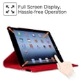 thumbnail image 5 of Fintie Apple iPad 2/3/4 360 Degree Rotating Stand Case Cover with Auto Wake/Sleep Feature, Floral Red, 5 of 7