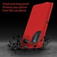 thumbnail image 5 of Designed for Samsung Galaxy Note 10 Heavy Duty Case, Triple Layer Protection Shockproof Dropproof Dustproof Anti-Scratch Phone Case Cover for Samsung Galaxy Note 10,Red, 5 of 7