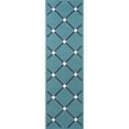 thumbnail image 5 of Momeni Geometric Geometric & Abstract Coastal/Modern/Contemporary Area Rugs, Blue/White, 79" x 43", 5 of 5