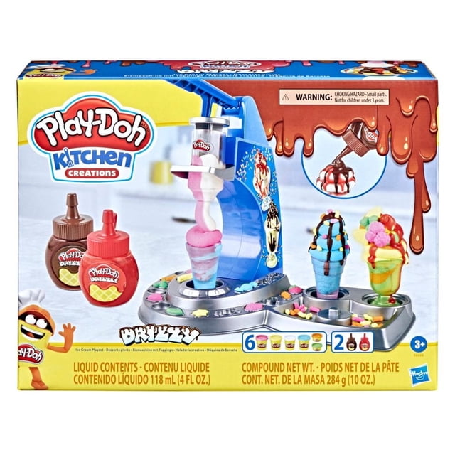 Masas Moldeables Hasbro Play-Doh Kitchen Creations Drizzy Heladería creativa