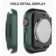 thumbnail image 3 of CASELIX Apple Watch Screen Protector 40mm Series 6/SE/Series 5/Series 4 with Built in Tempered Glass Screen Protector for 40mm, Overall Protective Hard PC Case Ultra-Thin Cover- Green, 3 of 7