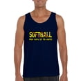 thumbnail image 1 of MmF - Men's Tank Top for Men, up to Men Size 3XL - Softball Play Hard or Go Home, 1 of 5