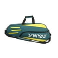 thumbnail image 4 of Baoblaze Badminton Racquet Bag Outdoor Sport Bag Zipper Closure Racket Carrying Bag Green Yellow, 4 of 8