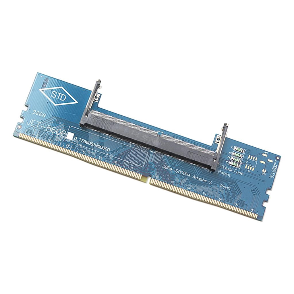 Adaptateur DDR4 Bleu, Testeur De Mémoire Pour Passer De La RAM Portable à La RAM Desktop