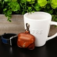 thumbnail image 6 of AirPods Pro Leather Case, Genuine Leather Case with Buckle Keychain and Button Lock for Apple AirPods Pro and Pro 2 Case, Support Wireless Charging - Legacy Pro Snap (Brown), 6 of 6