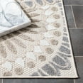 thumbnail image 6 of SAFAVIEH Cabana Brynn Floral Indoor/Outdoor Area Rug, Grey/Ivory, 8' x 10', 6 of 9