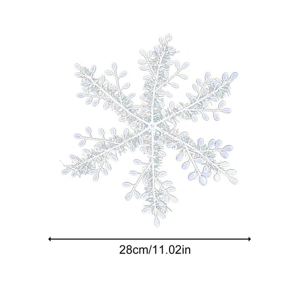 Uuiauoio Snowflake Snowflake String Christmas Decorations,Christmas Tree Decoration Pendant ,Holiday Pendants for Indoor and Outdoor Use, Festive Hanging Ornaments with Easy Storage