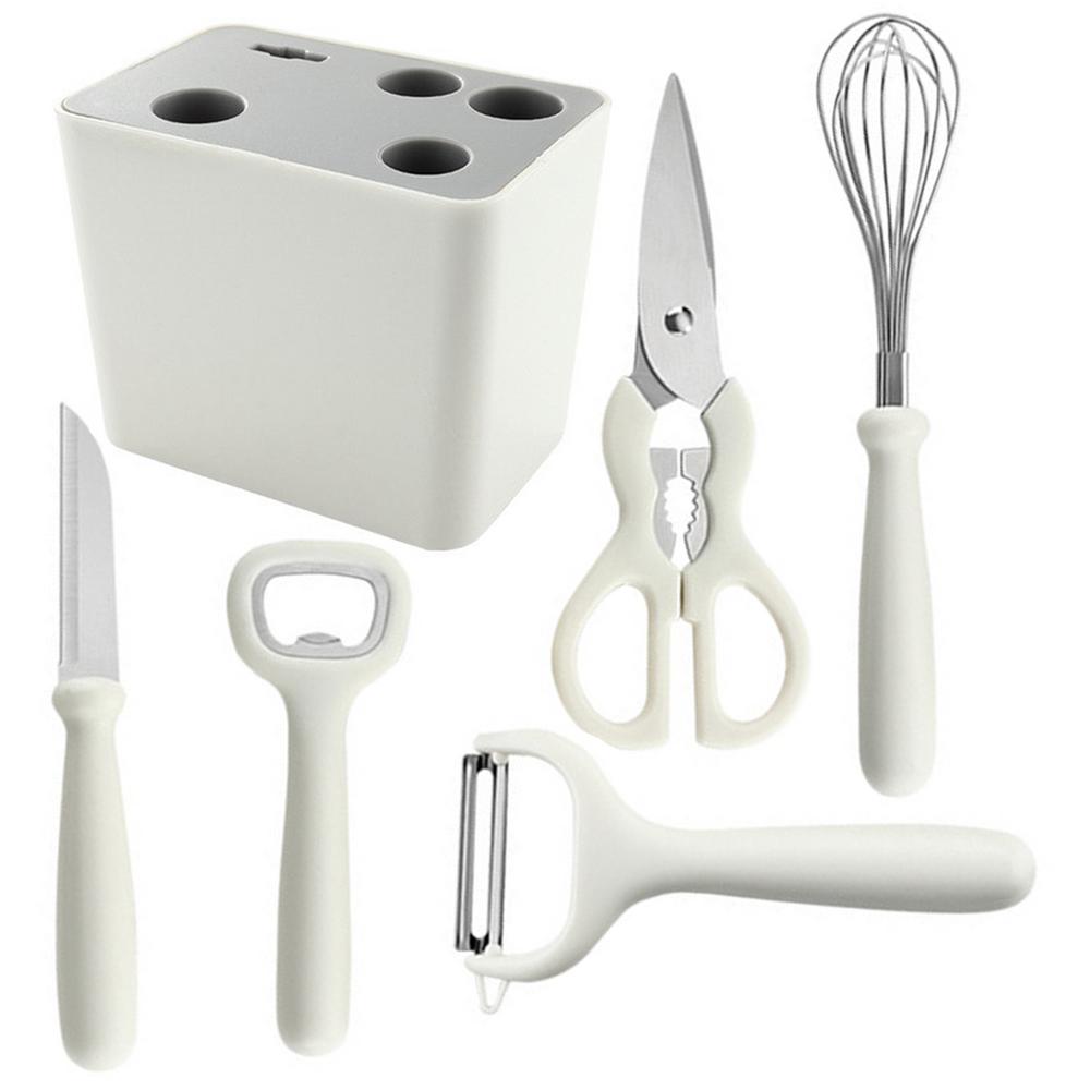 Tohuu Kitchen Utensils Set With Holder Steel Cooking Utensils With
