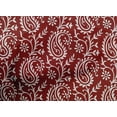thumbnail image 5 of oneOone Tissu Popeline de Coton Rouge Carmin pour Robe Tissu Imprimé au Mètre 56 Pouces de Large, 5 of 5