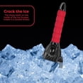 thumbnail image 6 of SCRUBIT Compact Ice Scraper Tool Foam Grip Snow Scraper for Car Windshield, Red, 6 of 7