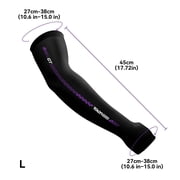 TALONGAMES eSports GT Arm Sleeve, External, Black+Purple, New, 1 Count, 1 Pack, L Size