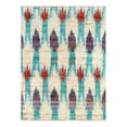 thumbnail image 2 of Pasargad Home 8' x 10' Hand-Knotted Sari Silk Ivory/Multi Rug - All Ages, Indoors, 2 of 4