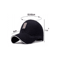 thumbnail image 3 of Gorra De Béisbol Cómoda Para Deportes Al Aire Libre 3 Piezas gris/blanco/negro, 3 of 3