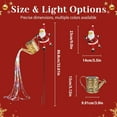thumbnail image 6 of Christmas Solar Kettle Lights, 2026 New Solar Watering Can with Santa Design with LED Light,Waterproof Outdoor Decorative Solars Light for Garden,Patio,Lawn and Christmas Yard Décor (Warm color), 6 of 8