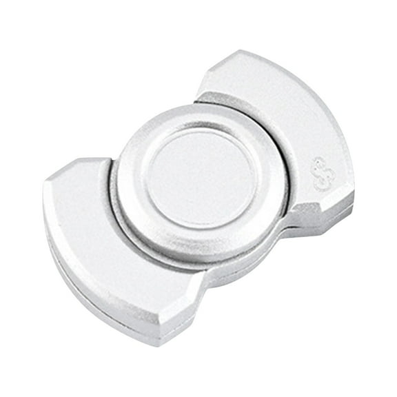 Tanglewen® 3-in-1 Fidget Toys Adults: Spinner,Slider & Clicker-Magnetic Stainless Steel Bearings for Super-Stable Rotation-Ultimate Stress Relief,Enhanced Focus,and Habit Breaking Companion(Silver)