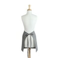 thumbnail image 3 of DII Bistro Solid Waist Apron Set/2 Gray, 3 of 5