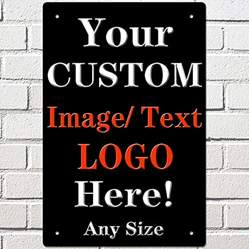 Afoofa Custom Metal Signs Personalized Aluminum Waterproof Tin Sign With Picture And Text Image For Outdoor Door Parking Home Wall Decor 8x12 Inch Blank Vertical Com - Custom Metal Signs For Home Decor Afoofa Custom Metal Signs Personalized Aluminum Waterproof Tin Sign With Picture And Text Image For Outdoor Door Parking Home Wall Decor 8x12 Inch Blank Vertical Com - Custom Metal Signs For Home Decor