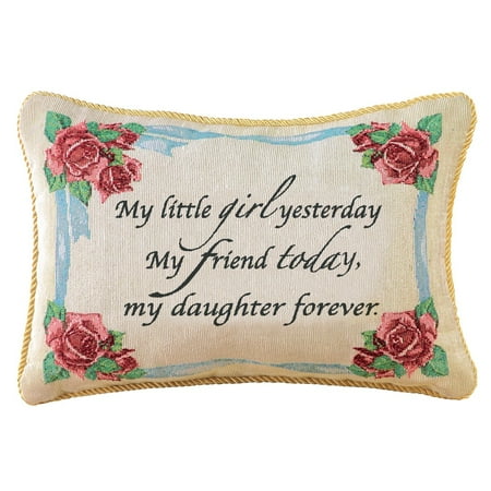 Daughter Forever Decorative Tapestry Accent Throw Pillow Multi Best Little Girl Decorative Pillows Daughter Forever Decorative Tapestry Accent Throw Pillow Multi Best Little Girl Decorative Pillows