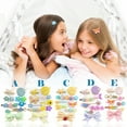 thumbnail image 3 of CEHVOM Children Girls Colorful Hair Clips Set Cartoon Band Hair Accessories Headbands, 3 of 4