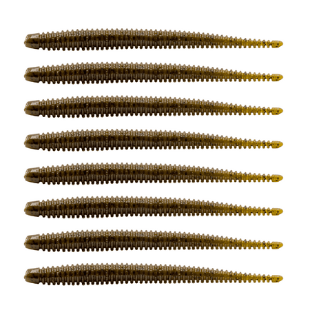 6th Sense Bamboosa 5.3 - Ribbed Worm - Soft Plastic - Bass Fishing