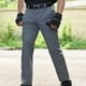 thumbnail image 1 of Pantalones largos para hombre, estilo casual, de moda, color liso, para exteriores, deportivos, blusas con cremallera y bolsillos, pantalones, blusas de poliéster para hombre, 1 of 9
