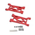 thumbnail image 2 of lionlar 2 Pieces Aluminum Front Swing Arm Set Spare for Lasernut U4 4WD Crawler DIY Red, 2 of 8