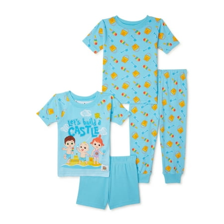 CoComelon Toddler Boys Cotton Pajama Set 4-Piece
