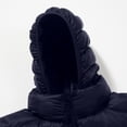 thumbnail image 5 of LYSMORA Mens Lightweight Hooded Puffer Jacket Full Zip Warm Insulated Winter Travel Coat Zipper Side Pockets, 5 of 8