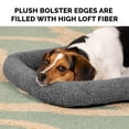 thumbnail image 3 of FurHaven Faux Lambswool Crate Bolster, Cream, Extra Large, 1 Count, 3 of 8