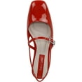 thumbnail image 4 of Franco Sarto Women's Destin Slingback Flat Vintage Red Patent 6.5M, 4 of 5