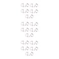 thumbnail image 4 of Wisewang 10 Pcs Clips d'Oreilles Convertisseurs Accessoires Boucles d'Oreilles Composants Bijoux Résistants à l'Usure Type6 3Ensemble, 4 of 6