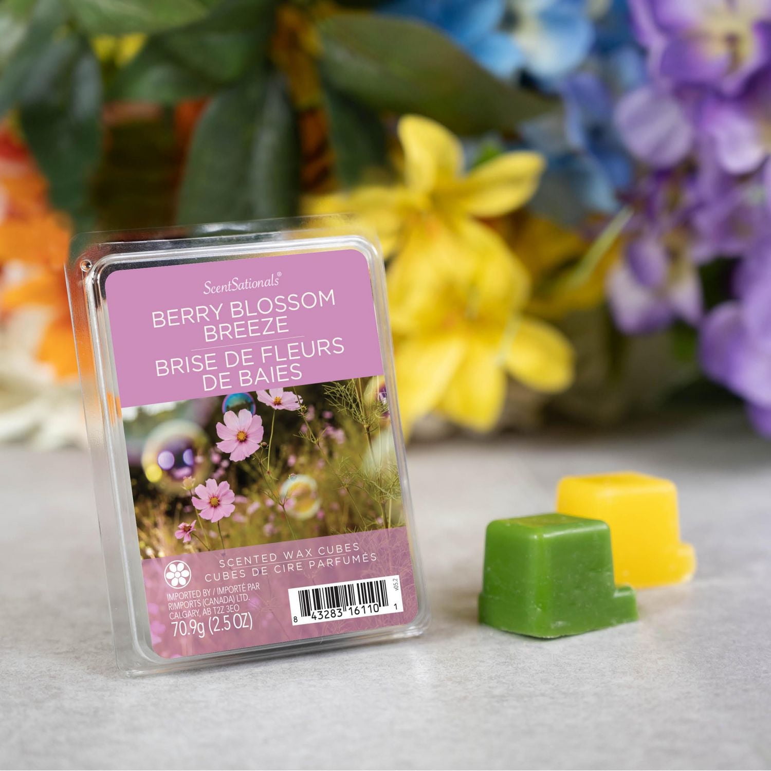 ScentSationals, Scented Wax Cubes - Berry Blossom Breeze