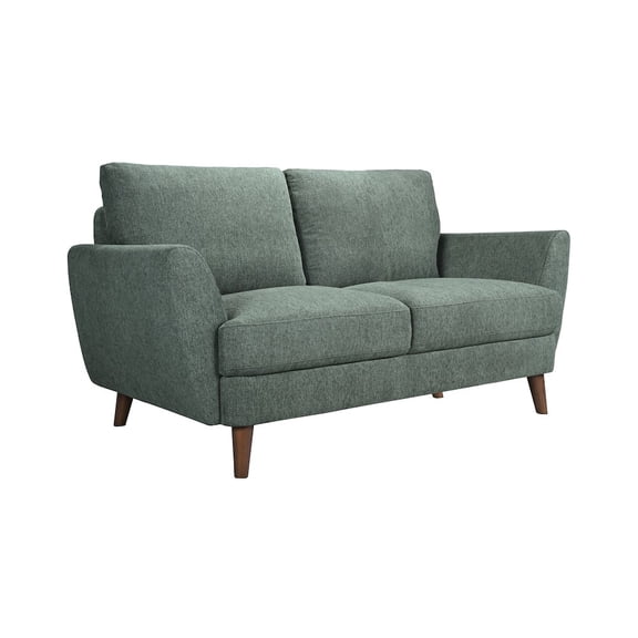 Porter Designs Burnside Contemporary Upholstered Loveseat, Green