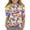 10#Multicolor, variant on AUNVITO Kids 3/4 Sleeve Round Neck Pullover T-Shirt Casual Top with Fashion Print Design