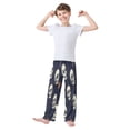 thumbnail image 3 of Boy's Pajama Pants Boys' Long Sleep Pants Children's Pajama Pants Loose Fitting Pajama Pants are Convenient to Put on and Take off M Halloween Pumpkin Skull, 3 of 9