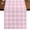 Pink, variant on Brown White Checkered Burlap Cotton Table Runner 13x120 Inches Long, Farmhouse Plaid Buffalo Elegant Farmhouse Table Runners, Outdoor Dining Table Decor for Baby Shower/Party/Wedding