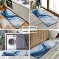 thumbnail image 6 of Blue White Gold Marble Pattern Kitchen Rug Mat,Kitchen Runner Rugs Non Skid Washable,Decorative Kitchen Floor Mats for Kitchen,Sink,Laundry,17"x47.2", 6 of 7