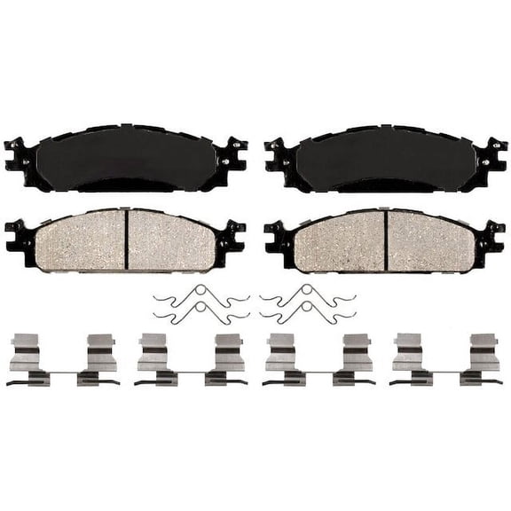 Front Brake Pad Set - Compatible with 2011 - 2019 Ford Flex 2012 2013 2014 2015 2016 2017 2018