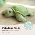 thumbnail image 4 of Bearington Lil' Shelton Sea Turtle Stuffed Animal - 7" Plush Sea Turtle Toy with Soft Green Shell and Patterned Belly - Adorable Cuddly Turtles Gift for Kids, Babies, and Ocean Lovers, 4 of 7