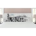 thumbnail image 1 of Sketchy Headboard, Historical Ruins Colosseum Art Italy Rome Antique Cultural Inspiration, Upholstered Decorative Metal Bed Headboard with Memory Foam, King Size, Beige Black, by Ambesonne, 1 of 4