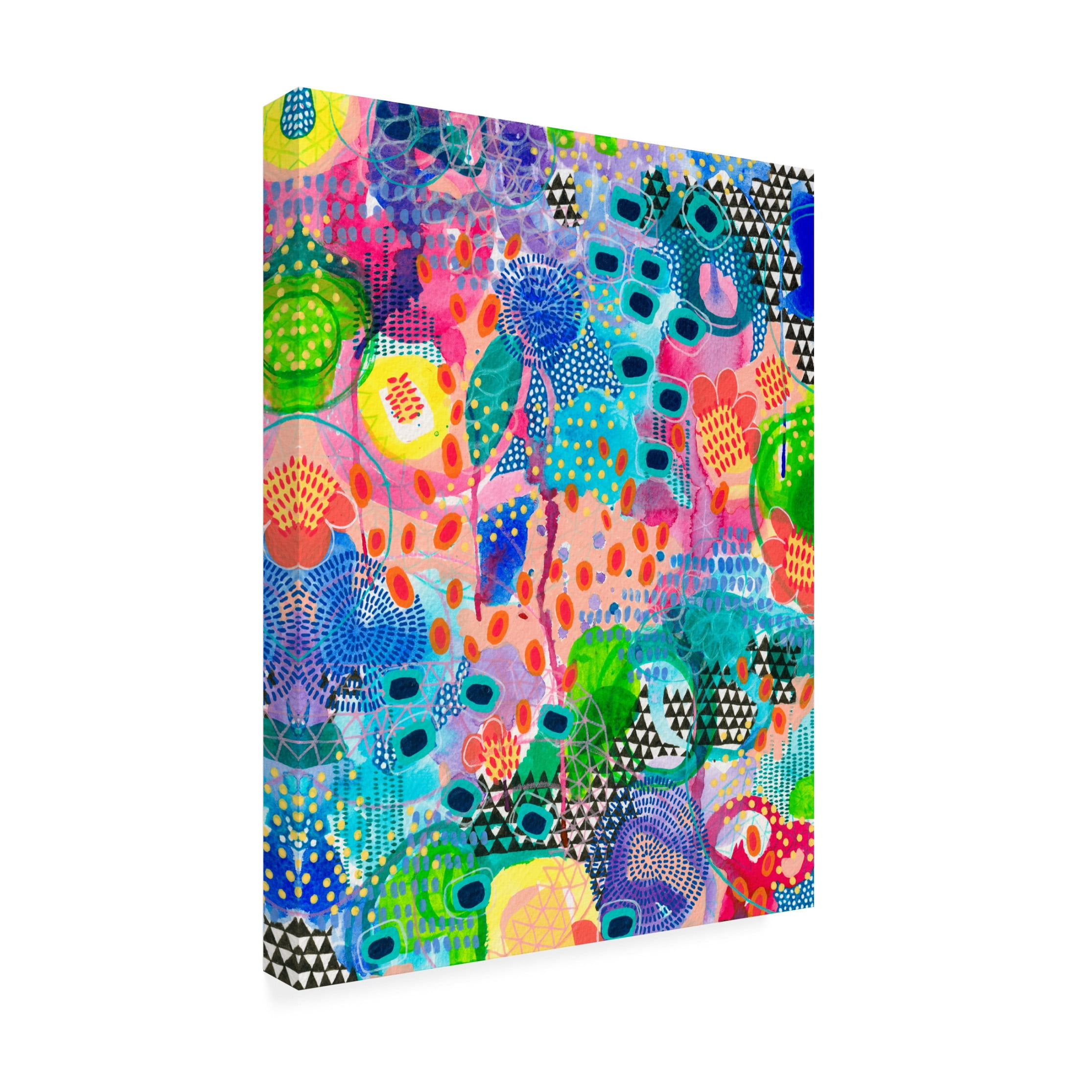 Canvas Wall Art - Van Dam Art 'Cha Cha' Wall Art for Living Room, Bedroom, or Office Décor by Trademark Fine Art - 24 x 32 Inches