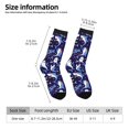 thumbnail image 2 of Balery Cute Shark Calcetas Largas con Estampado para Hombre y Mujer – Suaves y Transpirables, Talla Única (US 5-11), 2 of 6