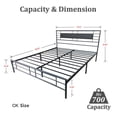 thumbnail image 6 of Alazyhome 42.60" Adult Platform Metal Bed Frame, California King, 6 of 6