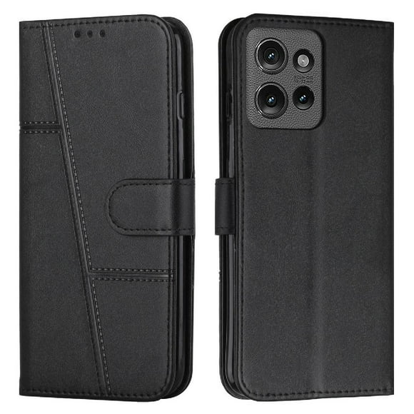 Funda Flip para FOXDOCK Motorola Moto G Power 2025 – Carcasa delgada y resistente a impactos con soporte para uso diario y profesional