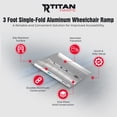 thumbnail image 2 of Titan Ramps 3 Foot Single-Fold Aluminum Wheelchair Ramp, 600 Pound Capacity, 2 of 12